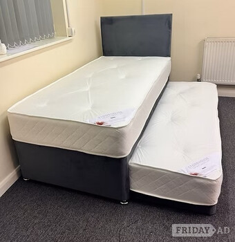 3 IN 1 APOLLO GUEST BED - semi orthopaedic mattress & headboard