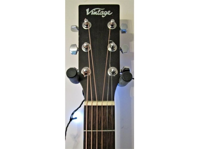Elec / Acoustic VINTAGE VE900 MH  vgc with Quality New Strings and Set -Up