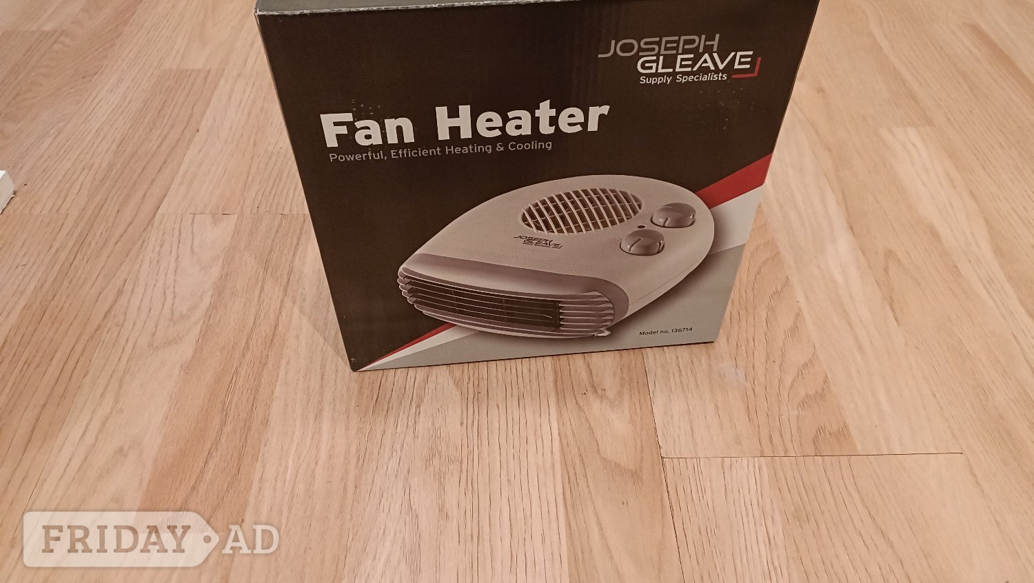 Joseph Leave New Electric Blow Fan Heater 2 Heat Settings Hot Or 