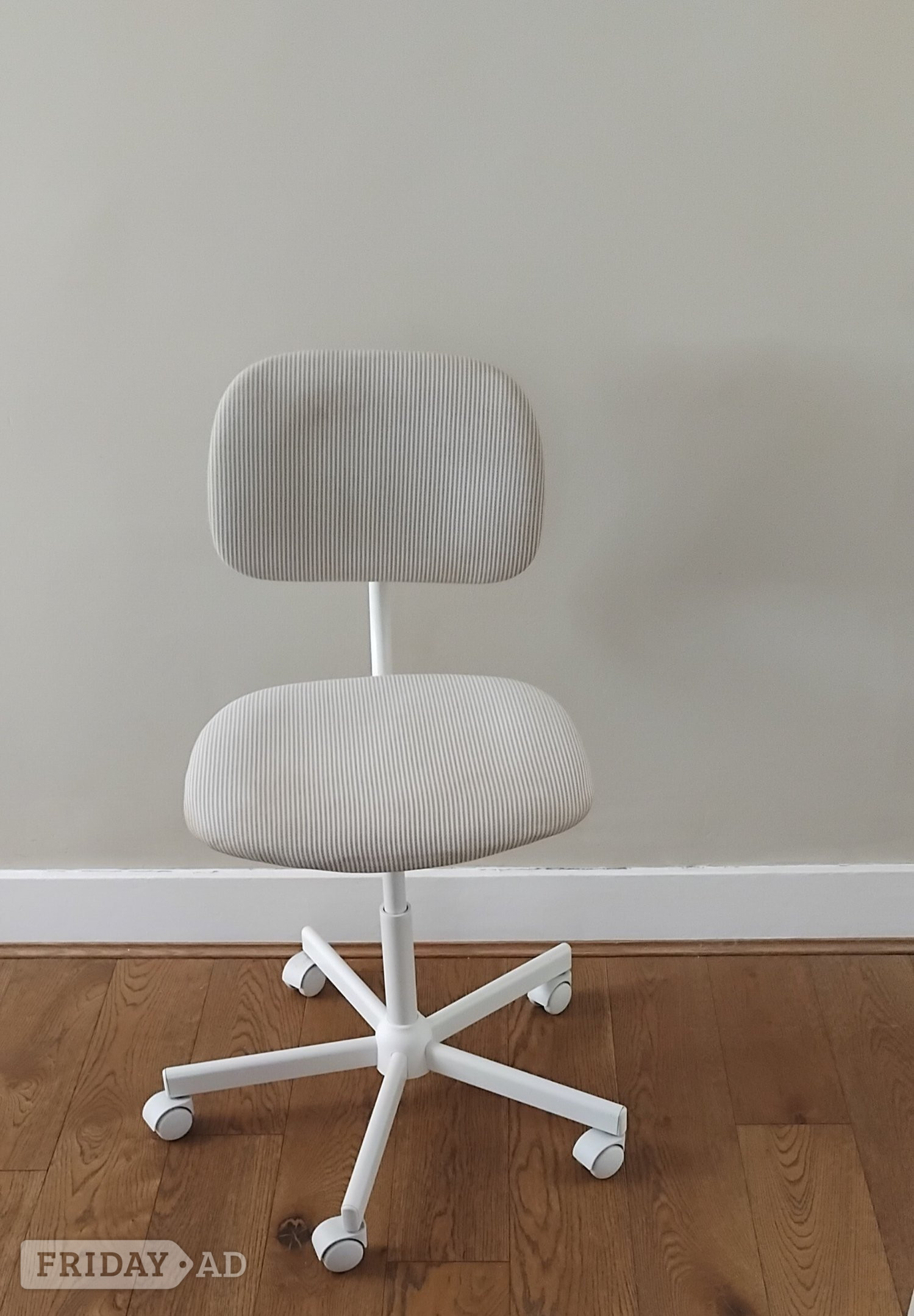 Desk & Chair, Latitude Run Leonhard Metal Leg & Wood Desk, VGC - Furniture in Tunbridge Wells