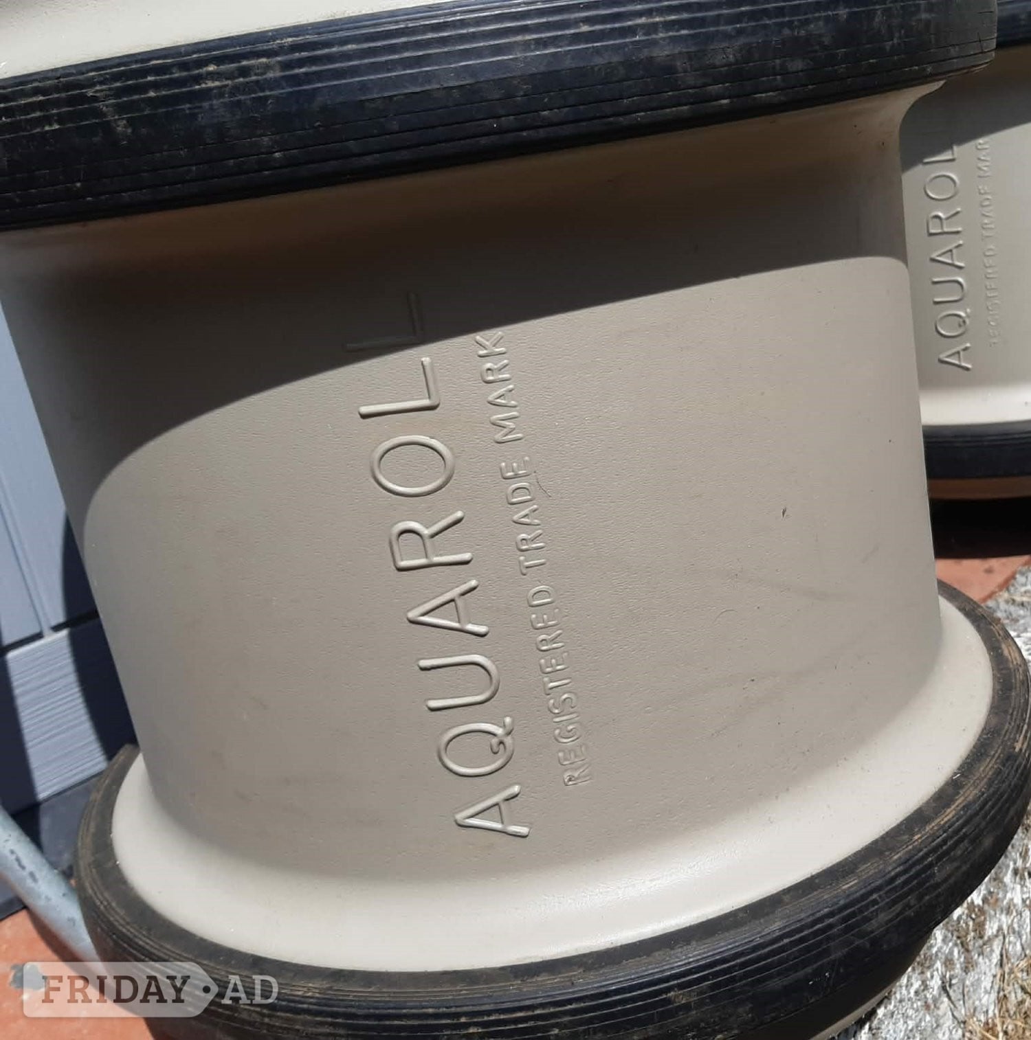 AQUAROLL WATER CONTAINERS WITH HANDLE. 28LTR  x2.  - Hobbies & Leisure in Bexhill-On-Sea