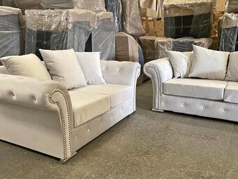 ✨ Luxury Cream 3+2 Sofa Set | Brand New | Fast Delivery 🚚