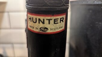 Wellington Boots "Hunter" Wellies. Size 7 Dark Green . 