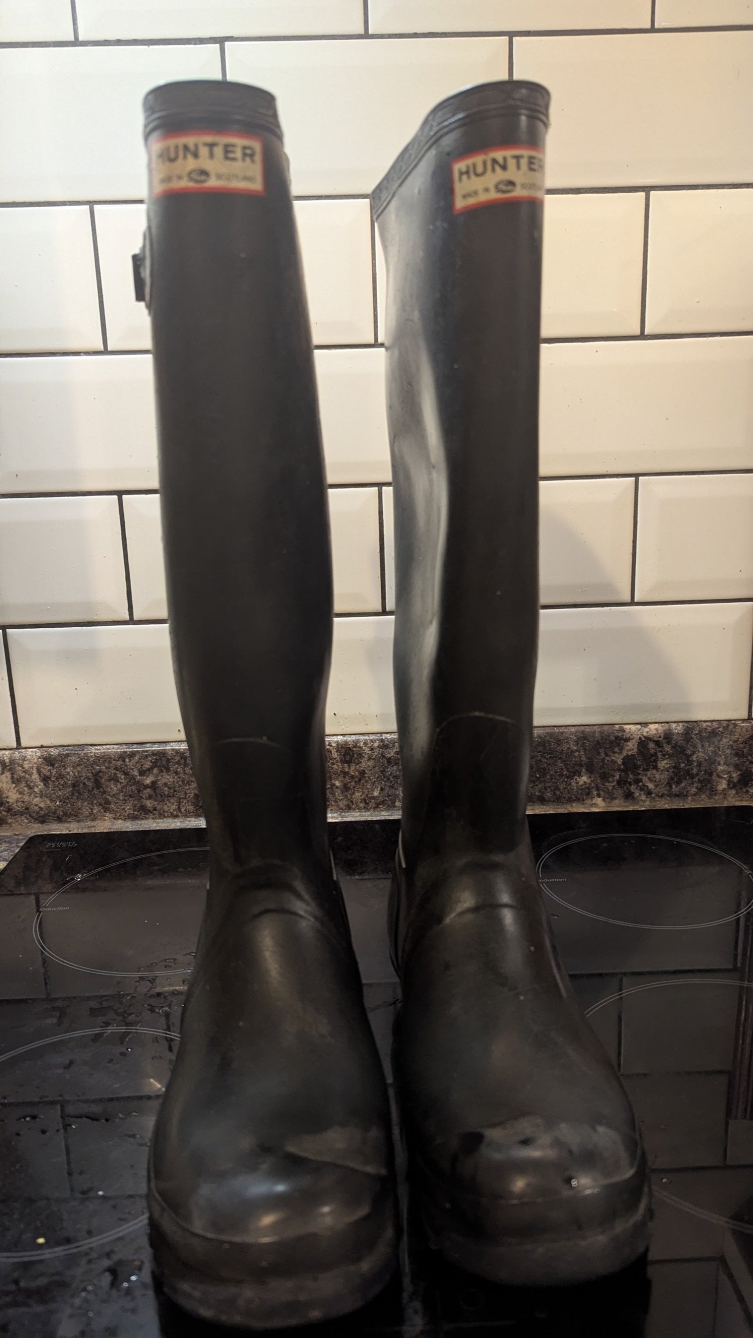 Bognor Regis Wellington Boots "Hunter" Wellies. Size 7 Dark Green . 