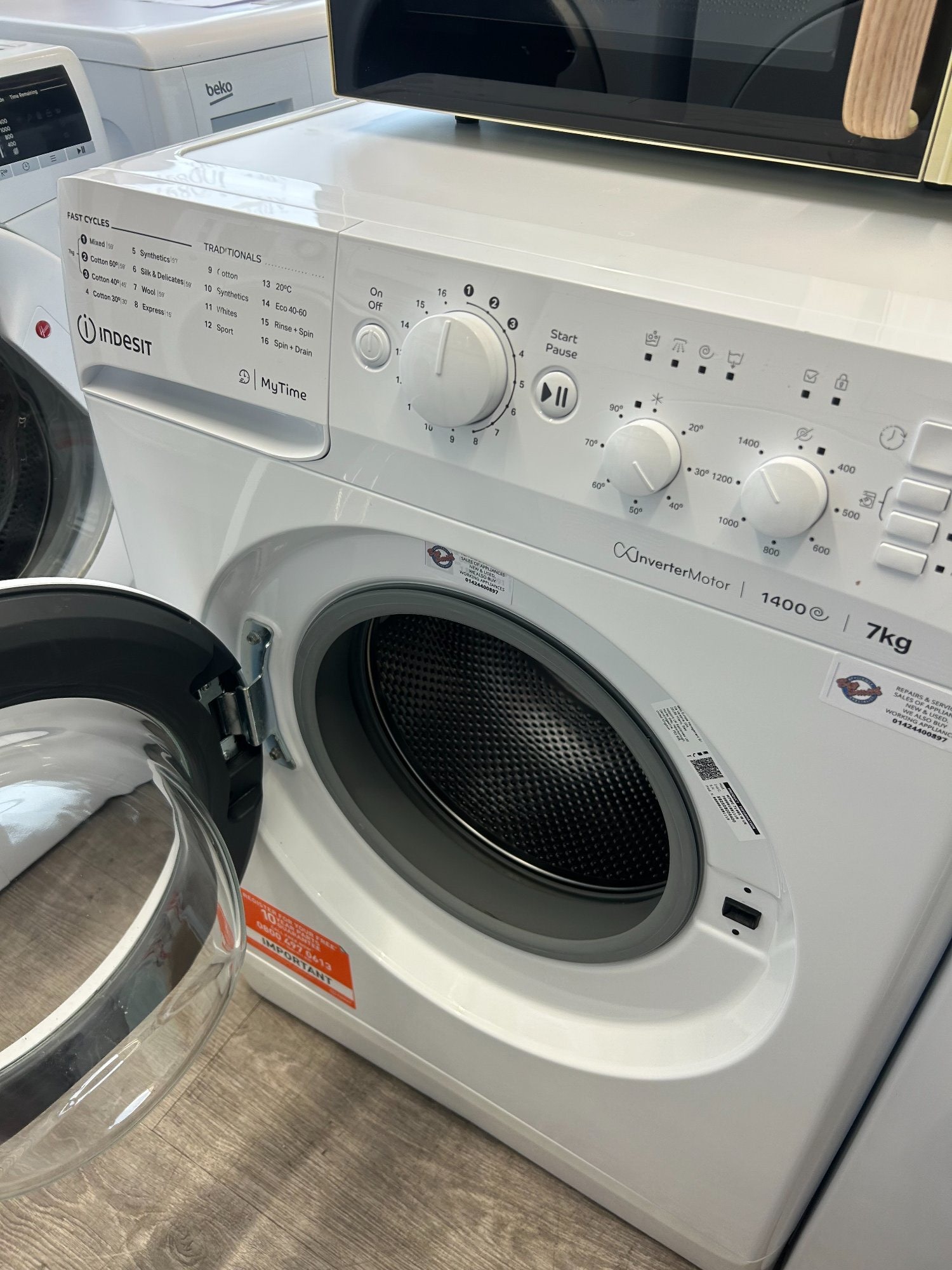 INDESIT 7KG WASHING MACHINE