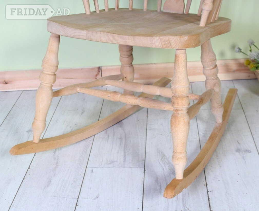 Delivery options -Windsor Rocking Chair Light In Colour - Furniture in Hailsham