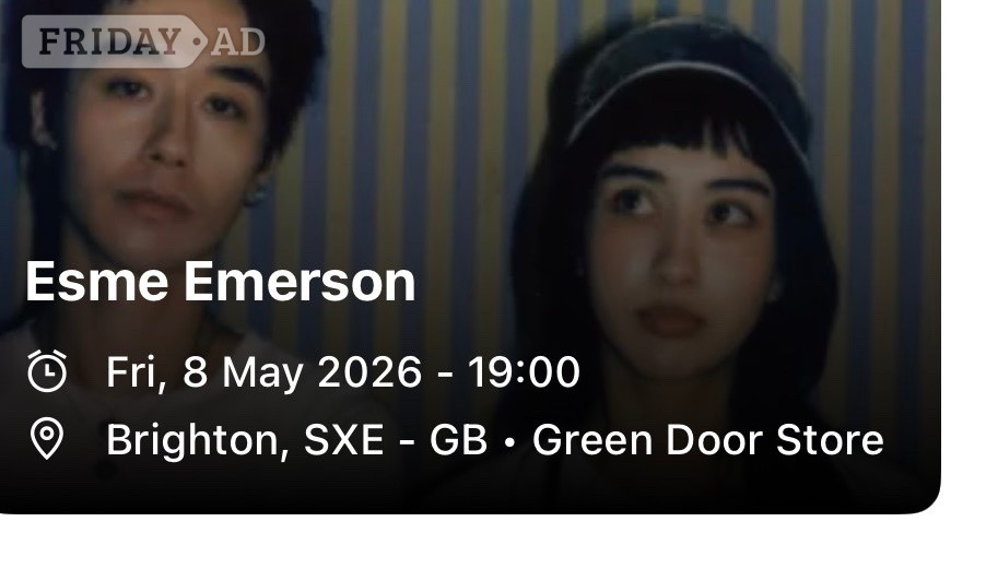 6 x Esme emmerson tickets Brighton 8.5.26