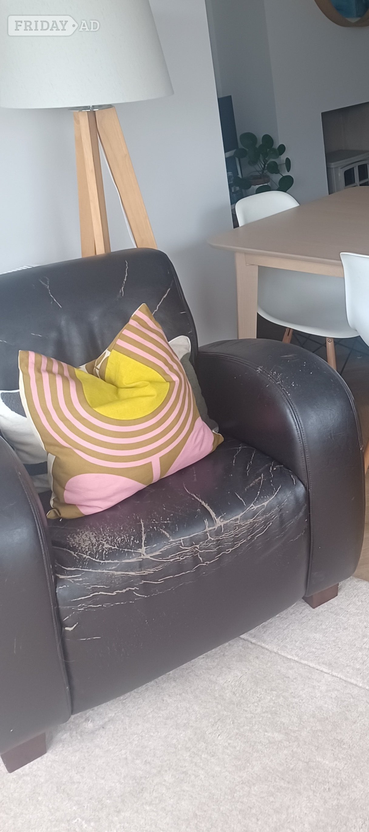 Free leather armchair  in Shoreham-By-Sea