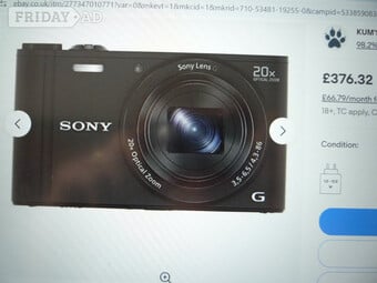 Sony DSC WX350 Camera