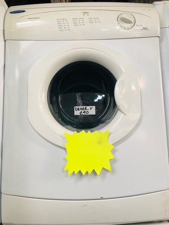 Hotpoint vented tumble dryer works perfectly 
