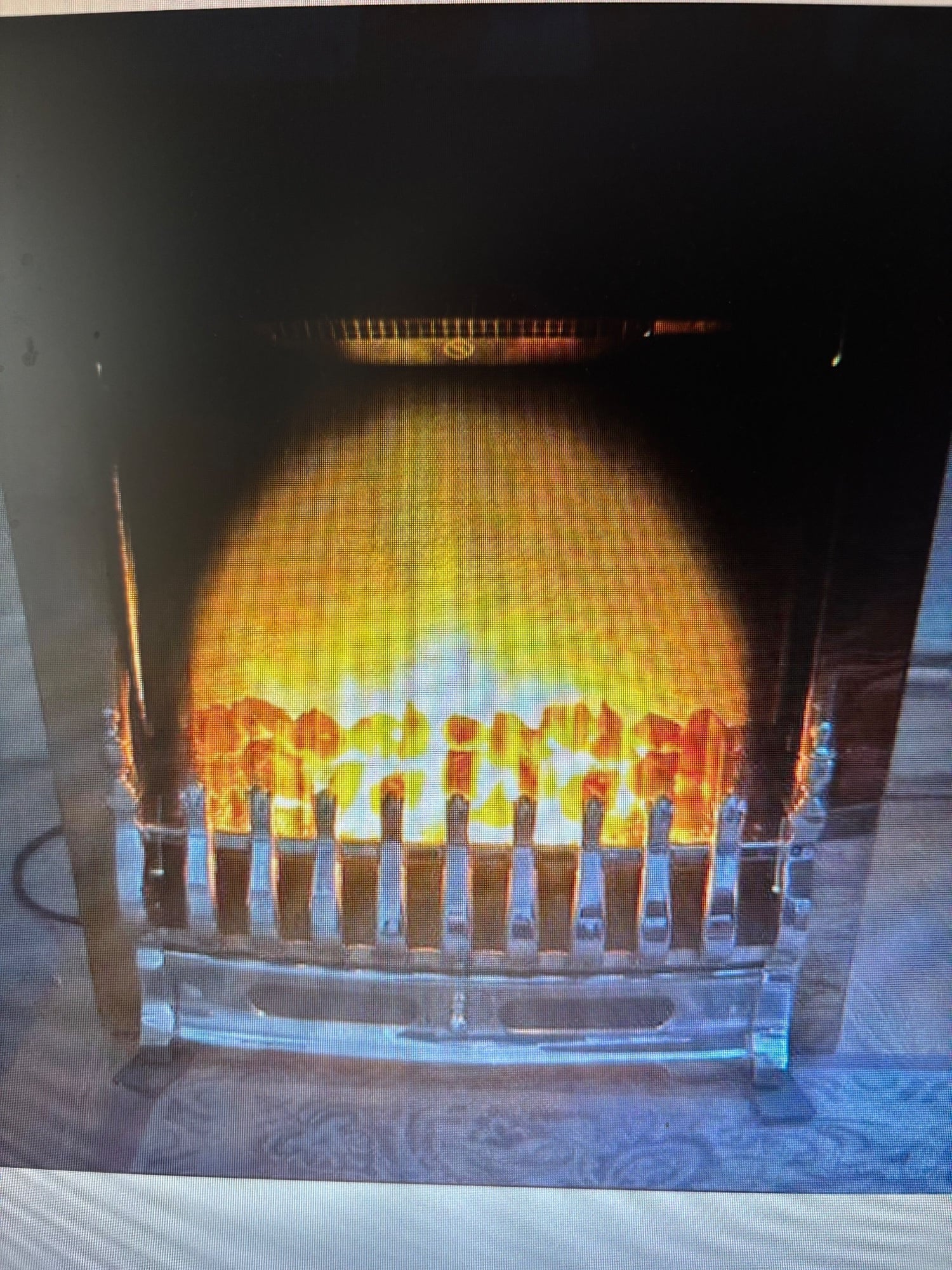 Uckfield Blenheim inset Electric fire brass