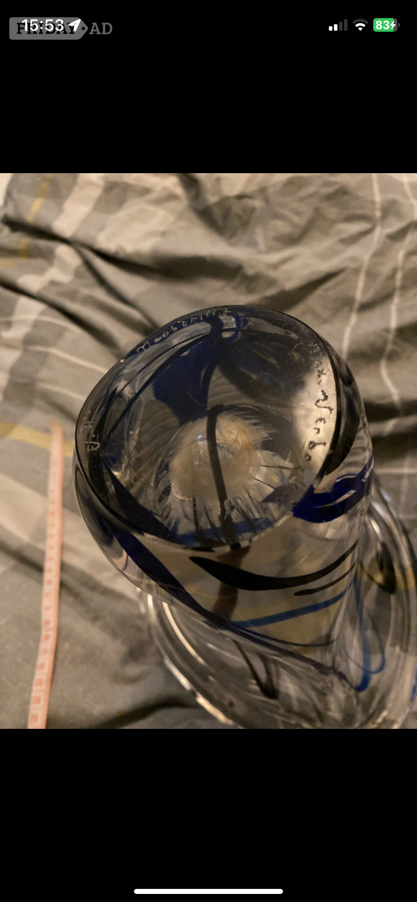 Vintage Glass Vase Kristalunie Maastricht Max Verboeket  - Antiques & Collectables