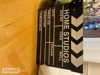 Large movie clapperboard 