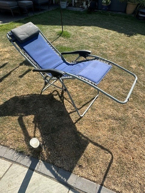 Reclining Chair - Navy Blue