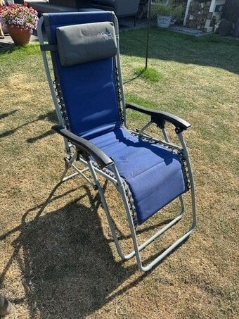 Reclining Chair - Navy Blue