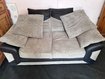 Grey sofas - fab condition 