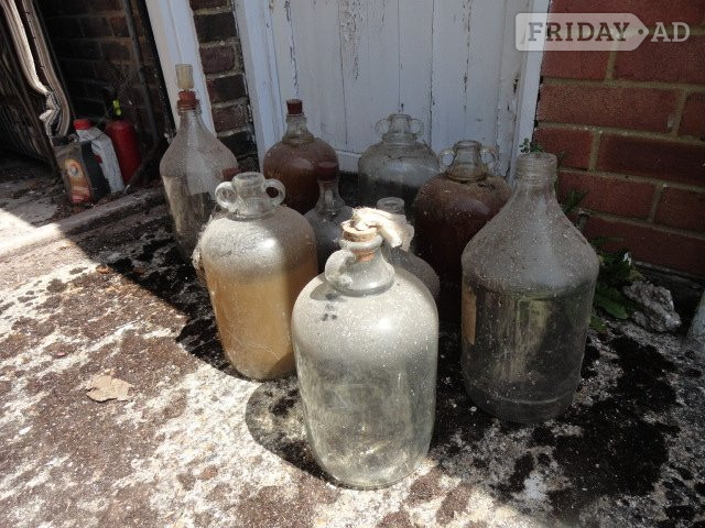 Home Brewing Vintage Glass Demijohns. Job lot - Hobbies & Leisure in Lancing