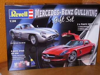 Revell - Mercedes model car kits gift set.