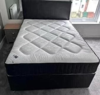 TENDER SLEEP SUPER ORTHOPAEDIC DIVAN BASE, MATTRESS AND HEADBOARD