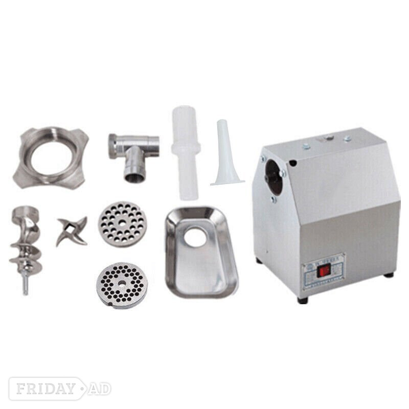 Birmingham Heavy-Duty Commercial Meat Grinder Size 12 Stainless Steel mincer