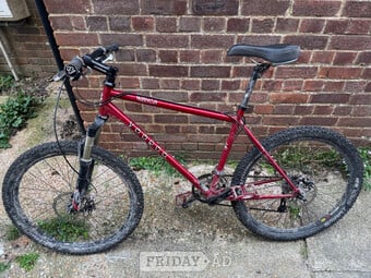 Voodoo Wanga Hardtail Mountain Bike - USA Steel -  Retro MTB See 