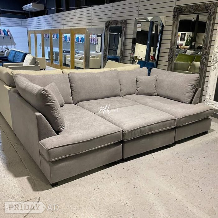 Carnaby Cinema U Shape Sofa with Footstool - SofaBed in London