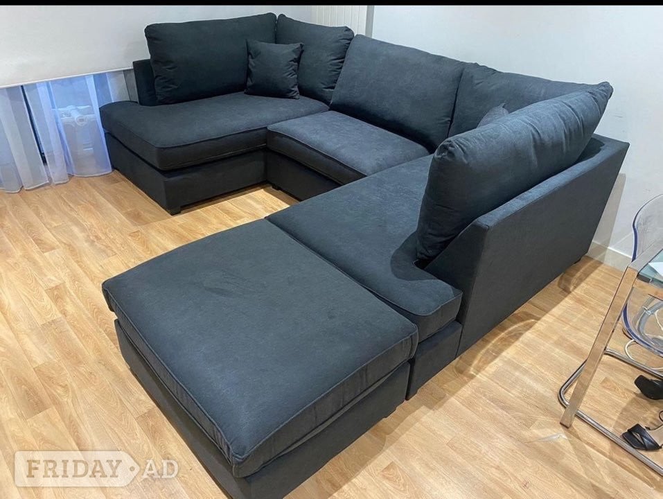 Carnaby Cinema U Shape Sofa with Footstool - SofaBed