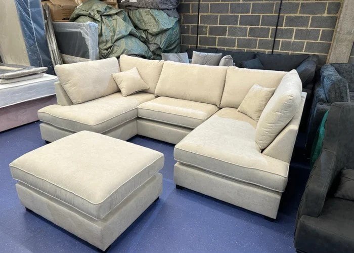 Carnaby Cinema U Shape Sofa with Footstool - SofaBed - Furniture in London