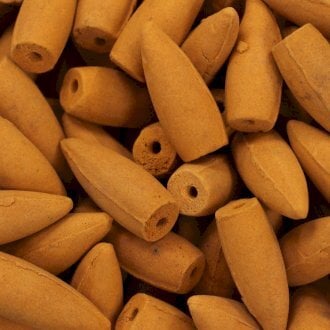Amber Backflow Incense Cones
