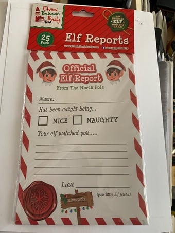 Official Elf Reports 25 Pack