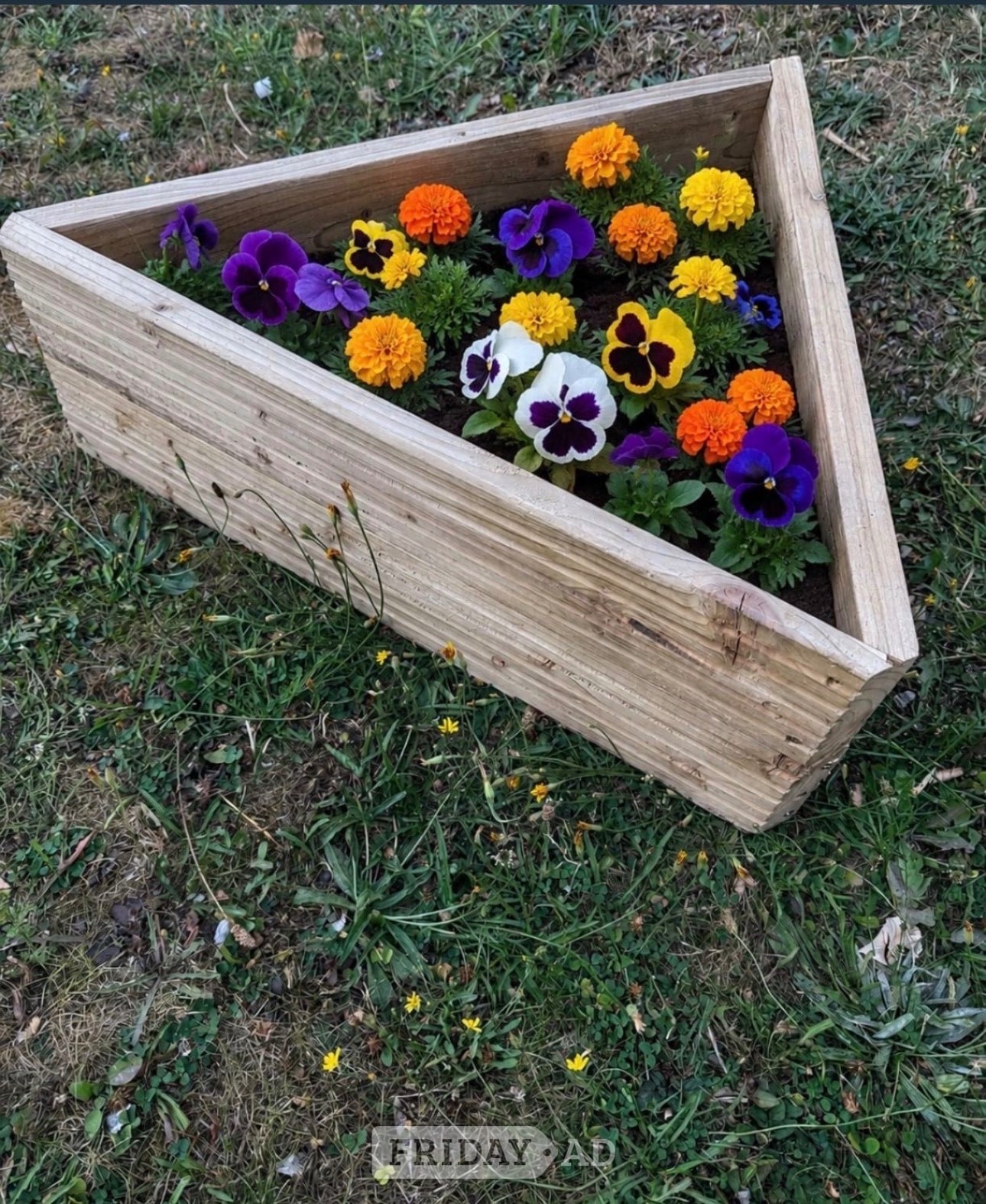 Handcrafted planters and tables