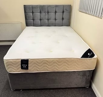 KING -REGENCY 1000 POCKET MATTRESS WITH DIVAN BASE & 24 INCH