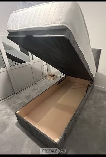 DIVAN OTTOMAN BED WITH HEADBOARD AND 1000 POCKET EMPEROR - Single