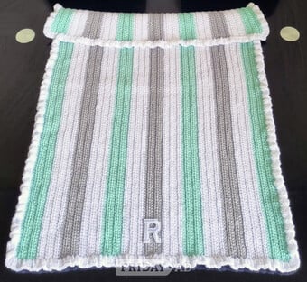 Crochet Baby Blanket, Personalised