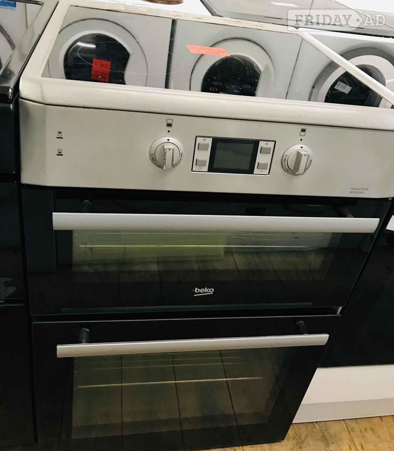 Beko 60CM induction cooker with double oven  in Huntingdon