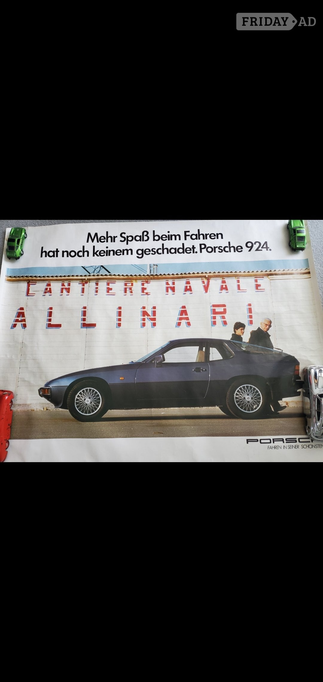 Factory Porsche 924 poster 
