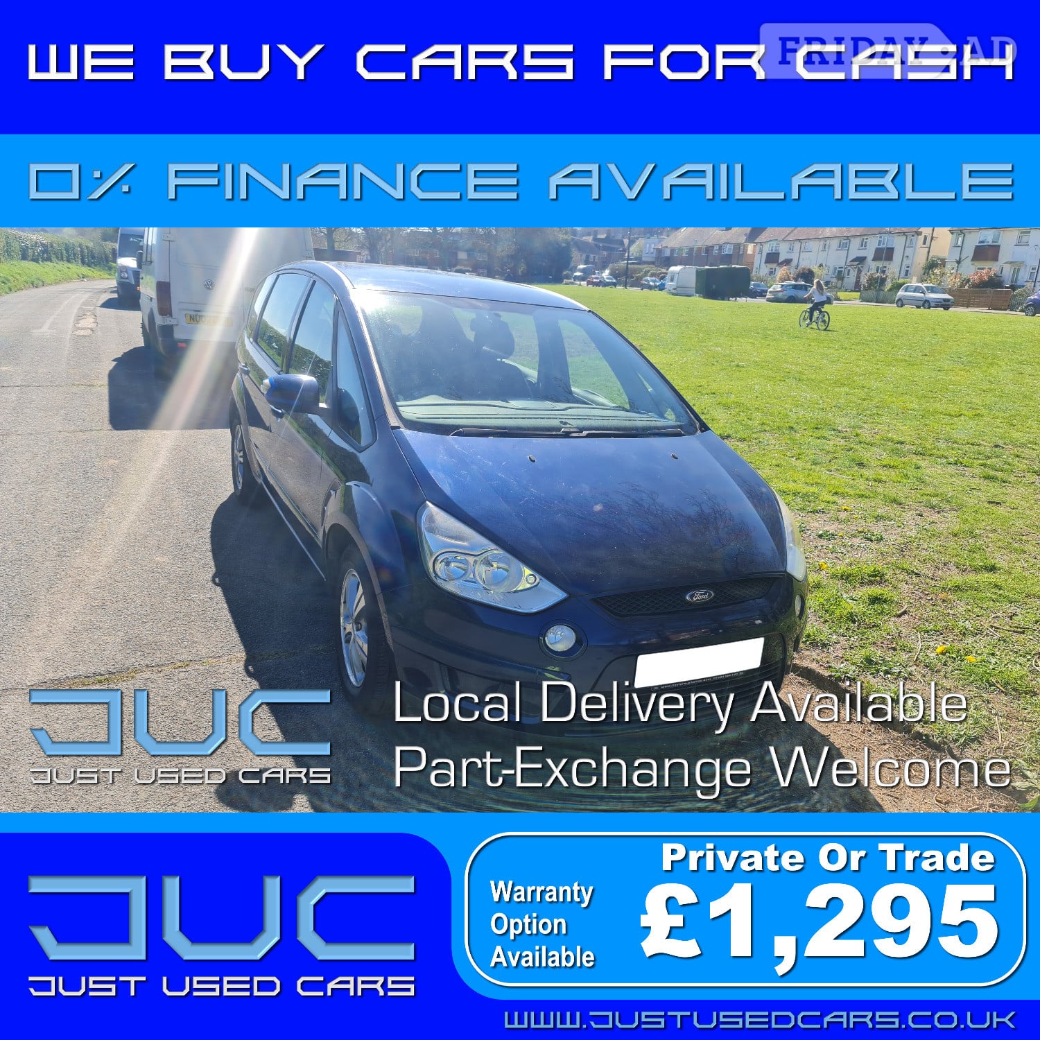 Ford S-MAX 2.0 Zetec TDCI MPV#7 (Manual Diesel)8 Reg 2008 in Lewes