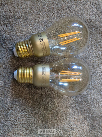 Ikea E27 LED Bulbs, 4.2W 2200K