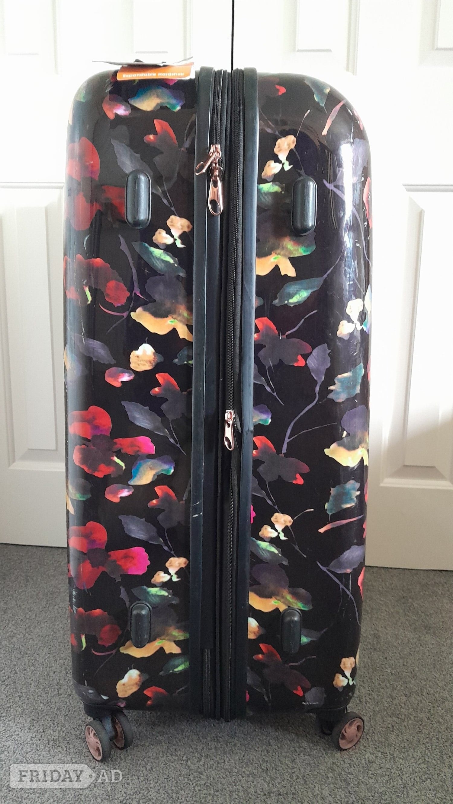 Rock, large, hard shell, four spinner wheeled  suitcase. - Travel & Holidays