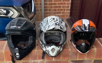 CRASH HELMETS QUAD BIKE OR BICYCLE 