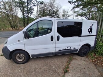 Vauxhall vivaro day van, camper.