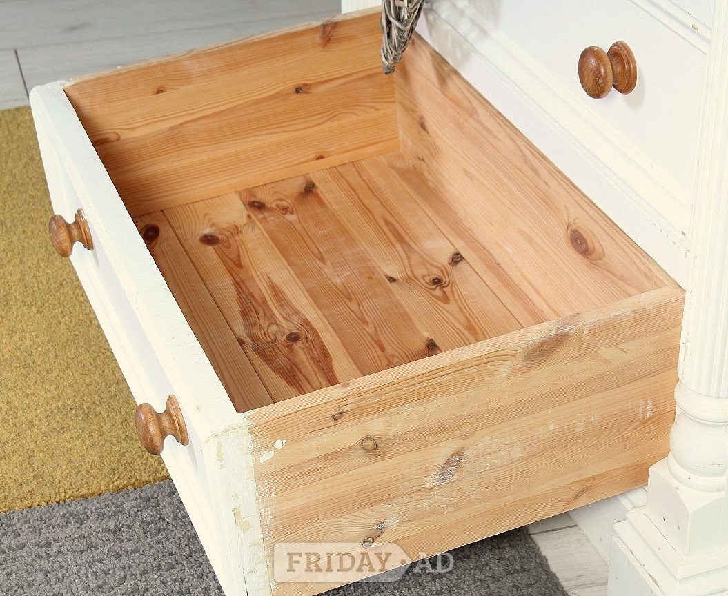 Delivery Options - Shabby Chic Pine Chest Of Drawers