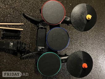 Wii Band Hero Full set of Drums REDUCED