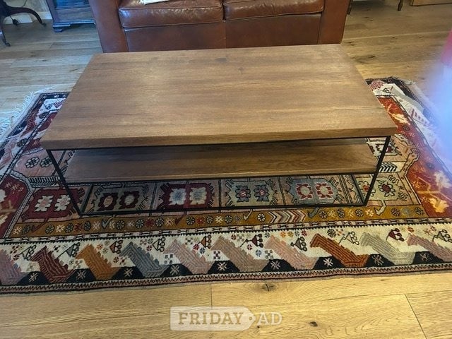 Coffee table with shelf