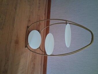 Cake stand, glass/metal 