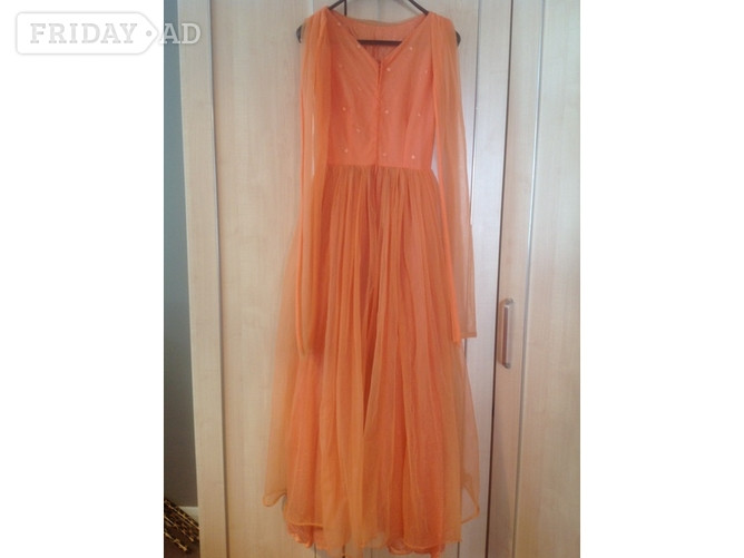 Vintage apricot Bridesmaid dress