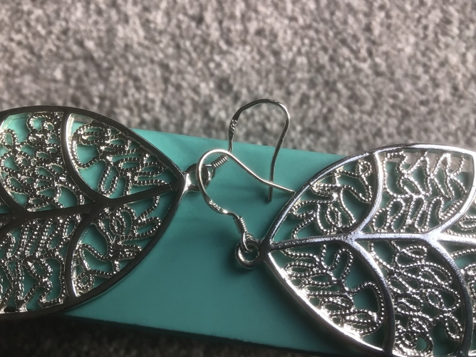 Sterling silver drop earrings