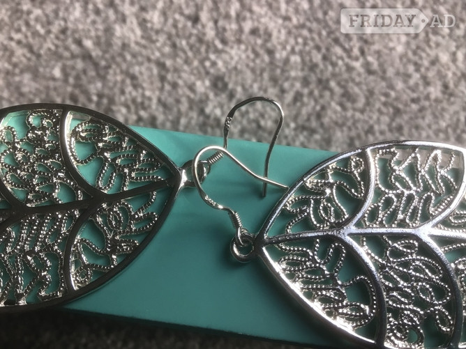 Sterling silver drop earrings