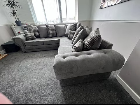 VALENCIA SCATTER BACK CORNER SOFA -choice of fabrics