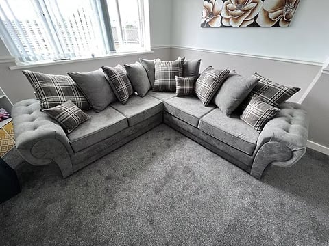 Rotherham VALENCIA SCATTER BACK CORNER SOFA -choice of fabrics